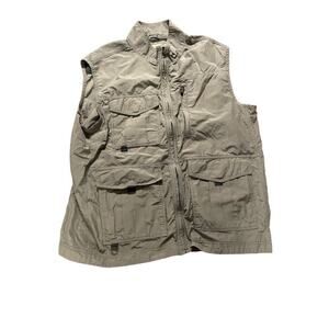 Red Head Vest Mens XL Green Fishing Vest Hiking Vest Pockets